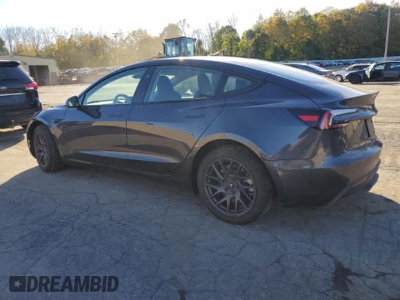 ✅ 2025 Tesla Model 3 Long Range • VIN: 5YJ3E1EB0SF998511 • Lot: 87213685. Wystawiony na Copart z przebiegiem 5 000 mil. Bezpłatny archiwum sprzedaży aukcyjnych z USA i szczegółowy raport historii pojazdu na DreamBid. Zdjęcie 2.