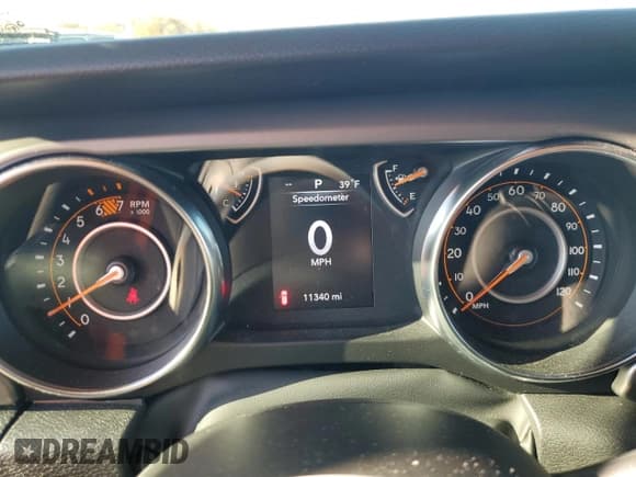 ✅ 2022 Jeep Wrangler Unlimited Sport Altitude • VIN: 1C4HJXDNXNW173804 • Lot: 90264455. Listed on Copart with 11,340 mi. Free auction sales archive from the USA and detailed vehicle history report at DreamBid. Image 9.