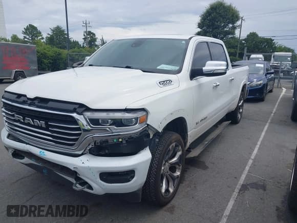 ✅ 2020 Ram 1500 Longhorn • VIN: 1C6SRFST8LN137579 • Lot: 42839039. Listed on IAAI with 129,013 mi. Free auction sales archive from the USA and detailed vehicle history report at DreamBid. Image 2.