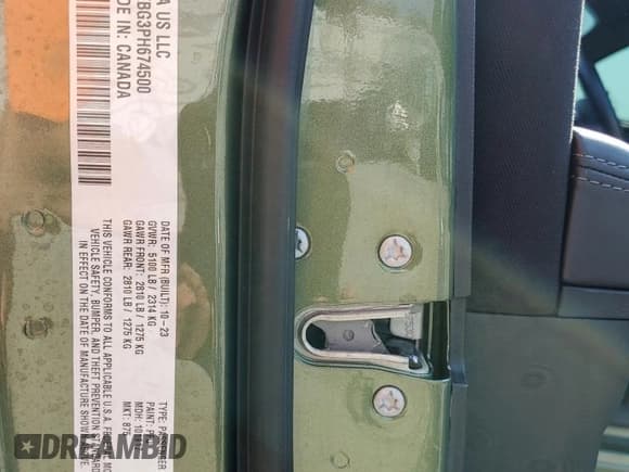 ✅ 2023 Dodge Charger SXT • VIN: 2C3CDXBG3PH674500 • Lot: 69868595. Listed on Copart with 24,205 mi. Free auction sales archive from the USA and detailed vehicle history report at DreamBid. Image 12.