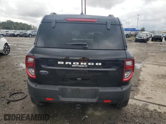 ✅ 2024 Ford Bronco Sport Badlands • VIN: 3FMCR9D99RRF50015 • Lot: 82326615. Listed on Copart with Not provided. Free auction sales archive from the USA and detailed vehicle history report at DreamBid. Image 6.