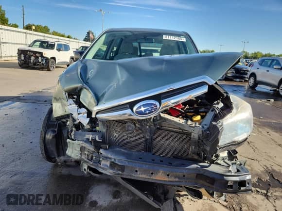 2014 Subaru Forester 2.5i with VIN JF2SJAAC7EH511218, listed as a Copart auction lot 81112185 with 163,312 mi miles and Salvage title. Bid and sale history available at DreamBid. Image 5.