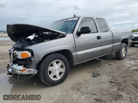 2006 GMC Sierra 1500 SLE1 with VIN 1GTEC19V86Z222677, listed as a Copart auction lot 77193114 with Not provided miles and Salvage title. Bid and sale history available at DreamBid. Image 1.