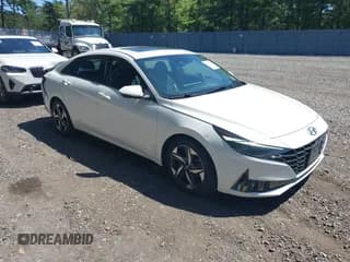 ✅ 2023 Hyundai Elantra Limited • VIN: 5NPLP4AG2PH090597 • Lot: 42955458. Listed on IAAI with 78,026 mi. Free auction sales archive from the USA and detailed vehicle history report at DreamBid. Image 1.