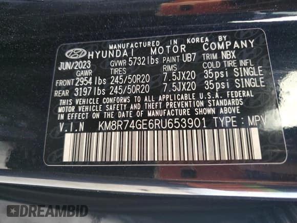 ✅ 2024 Hyundai Palisade Calligraphy • VIN: KM8R74GE6RU653901 • Лот: 85735954. Опубликован ранее на Copart с пробегом 10 608 миль. Бесплатный доступ к архиву аукционных продаж из США и подробный отчёт об истории автомобиля на DreamBid. Изображение 15.