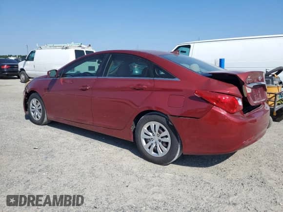 2012 Hyundai Sonata GLS with VIN 5NPEB4AC5CH378161, listed as a Copart auction lot 89625135 with 141,750 mi miles and Salvage title. Bid and sale history available at DreamBid. Image 2.