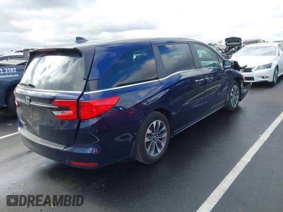 ✅ 2024 Honda Odyssey EX-L • VIN: 5FNRL6H63RB018582 • Lot: 43593952. Wystawiony na IAAI z przebiegiem 55 184 mil. Bezpłatny archiwum sprzedaży aukcyjnych z USA i szczegółowy raport historii pojazdu na DreamBid. Zdjęcie 4.