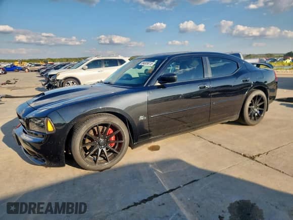 2006 Dodge Charger SRT-8 с VIN 2B3KA73W96H288105, выставлен на аукционе Copart как лот 84009015 с пробегом 83 880 миль миль и Списание • Salvage title. История ставок и продаж доступна на DreamBid. Изображение 1.