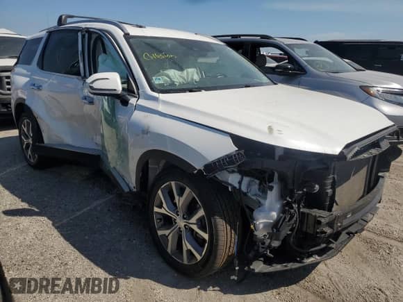 2021 Hyundai Palisade SEL с VIN KM8R44HE7MU259226, выставлен на аукционе Copart как лот 76013394 с пробегом Не указан миль и На запчасти • Non repairable. История ставок и продаж доступна на DreamBid. Изображение 4.