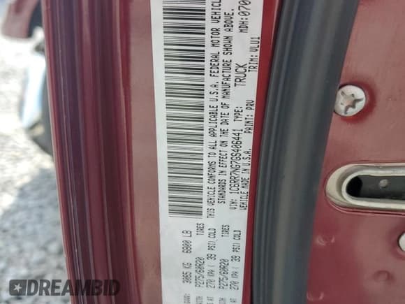 ✅ 2016 Ram 1500 Laramie • VIN: 1C6RR7NG7GS406441 • Лот: 60691305. Опубликован ранее на Copart с пробегом 181 795 миль. Бесплатный доступ к архиву аукционных продаж из США и подробный отчёт об истории автомобиля на DreamBid. Изображение 12.