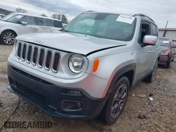 ✅ 2016 Jeep Renegade Limited • VIN: ZACCJADT3GPC85351 • Lot: 41697381. Listed on IAAI with Not provided. Free auction sales archive from the USA and detailed vehicle history report at DreamBid. Image 2.