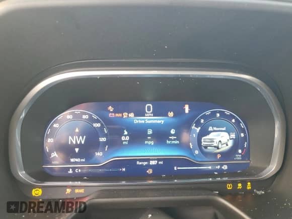 2023 Chevrolet Tahoe RST with VIN 1GNSKRKL4PR441917, listed as a Copart auction lot 85933414 with 18,740 mi miles and Salvage title. Bid and sale history available at DreamBid. Image 9.