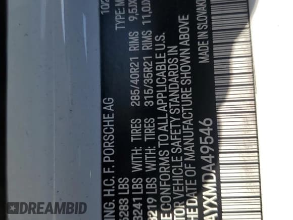 ✅ 2021 Porsche Cayenne GTS • VIN: WP1BG2AYXMDA49546 • Лот: 71770045. Опубликован ранее на Copart с пробегом 50 816 миль. Бесплатный доступ к архиву аукционных продаж из США и подробный отчёт об истории автомобиля на DreamBid. Изображение 12.