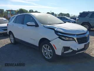 2024 Chevrolet Equinox LT with VIN 3GNAXUEG2RS236482, listed as a IAAI auction lot 43376267 with 19,685 mi miles and . Bid and sale history available at DreamBid. Image 1.