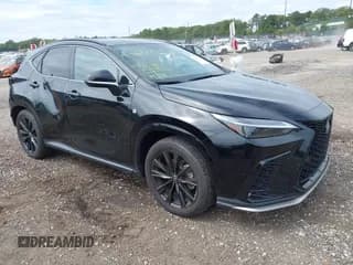 ✅ 2024 Lexus NX 350 F Sport • VIN: 2T2KGCEZ9RC041755 • Lot: 43168613. Listed on IAAI with 26,707 mi. Free auction sales archive from the USA and detailed vehicle history report at DreamBid. Image 1.