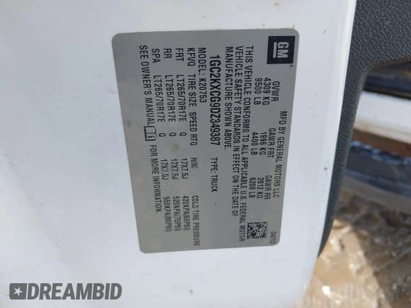 ✅ 2013 Chevrolet Silverado 2500HD LT • VIN: 1GC2KXCG9DZ349387 • Лот: 43435876. Опубликован ранее на IAAI с пробегом 170 249 миль. Бесплатный доступ к архиву аукционных продаж из США и подробный отчёт об истории автомобиля на DreamBid. Изображение 9.