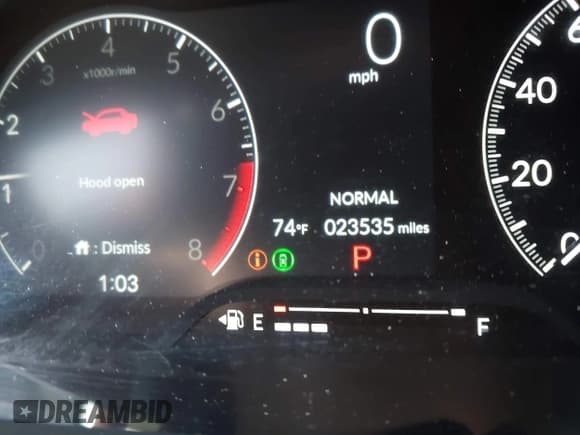 ✅ 2024 Honda Civic Sport • VIN: 2HGFE2F53RH587539 • Лот: 42909803. Опубликован ранее на IAAI с пробегом 23 535 миль. Бесплатный доступ к архиву аукционных продаж из США и подробный отчёт об истории автомобиля на DreamBid. Изображение 15.