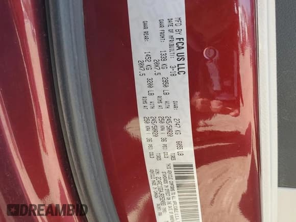 ✅ 2018 Chrysler Pacifica Limited • VIN: 2C4RC1GG4JR252493 • Lot: 72063745. Wystawiony na Copart z przebiegiem 199 293 mil. Bezpłatny archiwum sprzedaży aukcyjnych z USA i szczegółowy raport historii pojazdu na DreamBid. Zdjęcie 13.