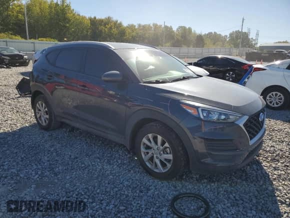 2021 Hyundai Tucson Value with VIN KM8J33A44MU305509, listed as a Copart auction lot 89531555 with 57,548 mi miles and Salvage title. Bid and sale history available at DreamBid. Image 4.