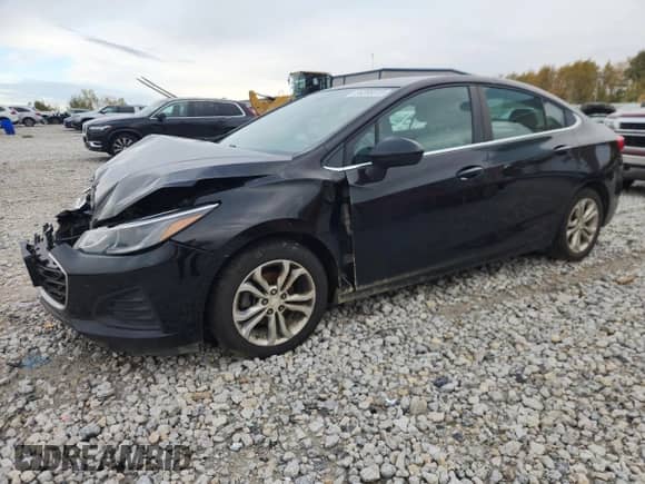 2019 Chevrolet Cruze LT with VIN 1G1BE5SM9K7144575, listed as a Copart auction lot 86286515 with 162,323 mi miles and Clean title. Bid and sale history available at DreamBid. Image 1.