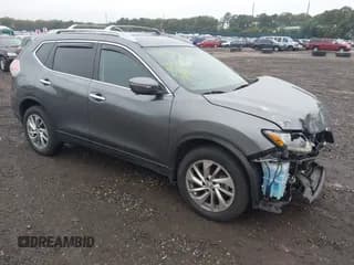 ✅ 2015 Nissan Rogue SL • VIN: 5N1AT2MV1FC800886 • Lot: 43287248. Listed on IAAI with 29,868 mi. Free auction sales archive from the USA and detailed vehicle history report at DreamBid. Image 1.