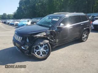 ✅ 2019 Jeep Grand Cherokee Overland • VIN: 1C4RJFCG3KC840016 • Lot: 62774195. Listed on Copart with 70,926 mi. Free auction sales archive from the USA and detailed vehicle history report at DreamBid. Image 1.