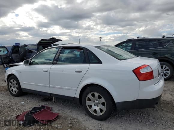 ✅ 2003 Audi A4 1.8T • VIN: WAULC68E13A313805 • Lot: 56977395. Wystawiony na Copart z przebiegiem Nie podano. Bezpłatny archiwum sprzedaży aukcyjnych z USA i szczegółowy raport historii pojazdu na DreamBid. Zdjęcie 2.