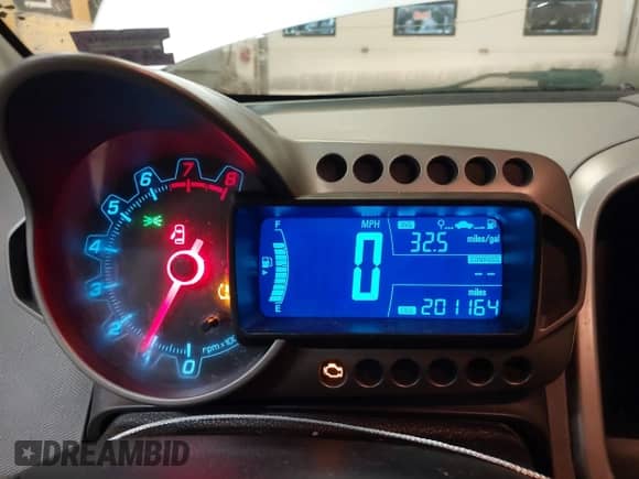 2013 Chevrolet Sonic LT with VIN 1G1JD6SH7D4203621, listed as a IAAI auction lot 41546319 with 201,164 mi miles and . Bid and sale history available at DreamBid. Image 7.