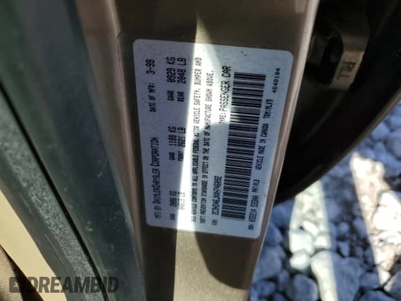 ✅ 1999 Chrysler Concorde • VIN: 2C3HD46JXXH746092 • Lot: 48955325. Listed on Copart with 85,508 mi. Free auction sales archive from the USA and detailed vehicle history report at DreamBid. Image 14.