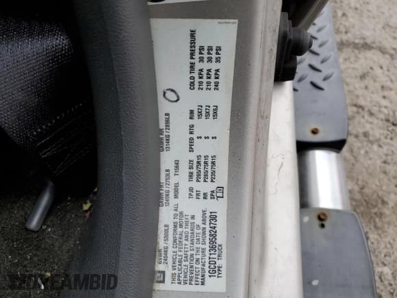 ✅ 2005 Chevrolet Colorado 1SF LS Z71 • VIN: 1GCDT136958247301 • Лот: 53123295. Опубликован ранее на Copart с пробегом 158 520 миль. Бесплатный доступ к архиву аукционных продаж из США и подробный отчёт об истории автомобиля на DreamBid. Изображение 12.