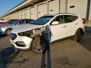 2017 Hyundai Santa Fe 2.4L с VIN 5XYZU3LB3HG433747, выставлен на аукционе Copart как лот 71958585 с пробегом 150 077 миль миль и Списание • Salvage title. История ставок и продаж доступна на DreamBid. Изображение 1.
