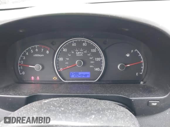 2010 Hyundai Elantra SE with VIN KMHDU4AD6AU144592, listed as a IAAI auction lot 41903488 with 204,948 mi miles and . Bid and sale history available at DreamBid. Image 7.