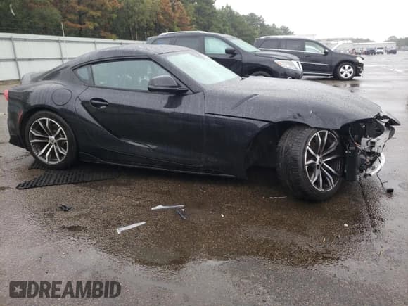 ✅ 2021 Toyota Supra 2.0 • VIN: WZ1DB2C07MW045072 • Lot: 69340803. Listed on Copart with 53,242 mi. Free auction sales archive from the USA and detailed vehicle history report at DreamBid. Image 4.