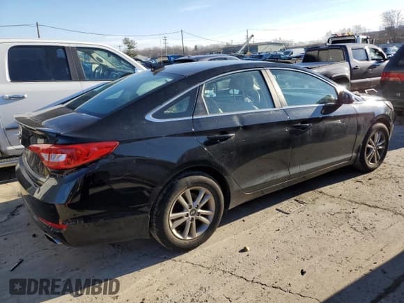 ✅ 2017 Hyundai Sonata SE • VIN: 5NPE24AF6HH494812 • Lot: 72857062. Listed on Copart with 44,430 mi. Free auction sales archive from the USA and detailed vehicle history report at DreamBid. Image 3.
