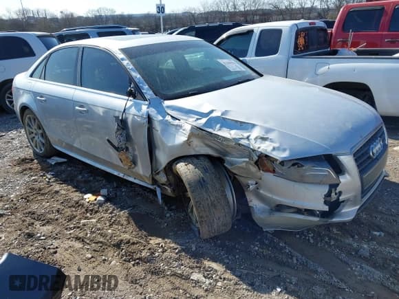 ✅ 2012 Audi A4 Premium Plus • VIN: WAUEFAFL3CN020680 • Lot: 41385956. Listed on IAAI with 160,034 mi. Free auction sales archive from the USA and detailed vehicle history report at DreamBid. Image 1.