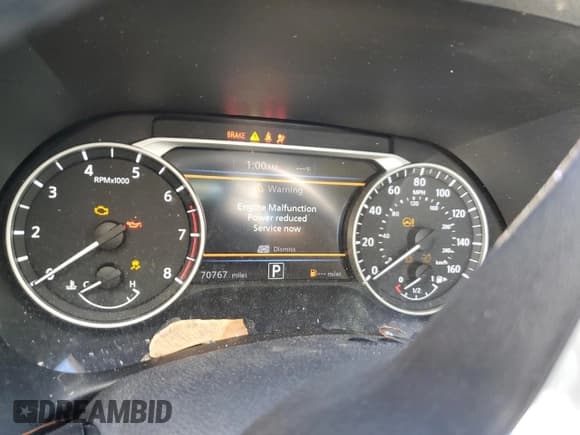 ✅ 2020 Nissan Sentra SV • VIN: 3N1AB8CV4LY299588 • Lot: 82629345. Listed on Copart with 70,767 mi. Free auction sales archive from the USA and detailed vehicle history report at DreamBid. Image 9.