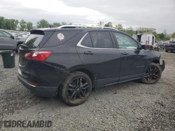✅ 2021 Chevrolet Equinox LT • VIN: 3GNAXUEVXML371159 • Lot: 57820395. Listed on Copart with 52,554 mi. Free auction sales archive from the USA and detailed vehicle history report at DreamBid. Image 3.