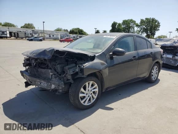 ✅ 2012 Mazda 3 i Touring • VIN: JM1BL1VG8C1507304 • Lot: 54076005. Listed on Copart with 100,845 mi. Free auction sales archive from the USA and detailed vehicle history report at DreamBid. Image 1.