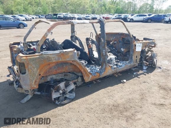 ✅ 2021 Jeep Wrangler Unlimited Sahara • VIN: 1C4HJXEN8MW788168 • Lot: 42178463. Listed on IAAI with 46,972 mi. Free auction sales archive from the USA and detailed vehicle history report at DreamBid. Image 4.