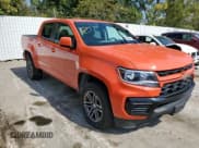 ✅ 2021 Chevrolet Colorado 4WD Work Truck • VIN: 1GCGTBENXM1183123 • Лот: 71993944. Опубликован ранее на Copart с пробегом 70 567 миль. Бесплатный доступ к архиву аукционных продаж из США и подробный отчёт об истории автомобиля на DreamBid. Изображение 4.