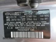 ✅ 2014 Hyundai Veloster • VIN: KMHTC6AD2EU217571 • Lot: 84044224. Listed on Copart with 137,609 mi. Free auction sales archive from the USA and detailed vehicle history report at DreamBid. Image 12.