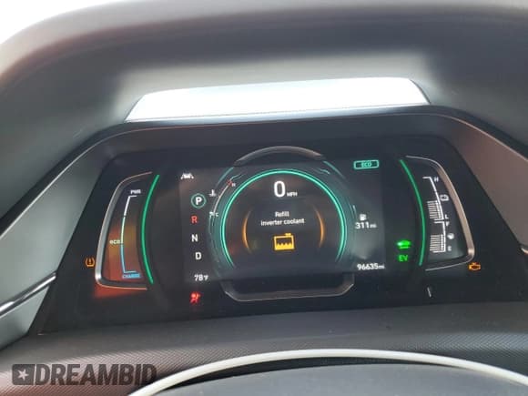 ✅ 2020 Hyundai Ioniq SE • VIN: KMHC75LC8LU238845 • Lot: 86889765. Listed on Copart with 96,635 mi. Free auction sales archive from the USA and detailed vehicle history report at DreamBid. Image 9.