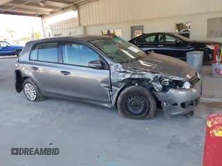 ✅ 2012 Volkswagen Golf • VIN: WVWDB7AJ7CW226615 • Lot: 43730073. Listed on IAAI with 128,890 mi. Free auction sales archive from the USA and detailed vehicle history report at DreamBid. Image 1.