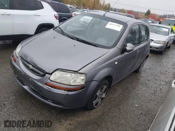 2007 Chevrolet Aveo LS with VIN KL1TD66607B771077, listed as a IAAI auction lot 43577902 with Not provided miles and . Bid and sale history available at DreamBid. Image 2.