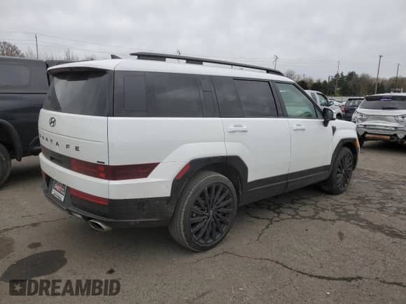 2025 Hyundai Santa Fe Calligraphy с VIN 5NMP5DGL9SH083762, выставлен на аукционе Copart как лот 85725454 с пробегом 1 977 миль миль и Списание • Salvage title. История ставок и продаж доступна на DreamBid. Изображение 3.