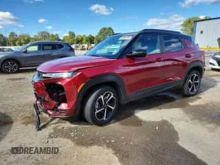 2021 Chevrolet TrailBlazer RS с VIN KL79MTSL8MB091742, выставлен на аукционе Copart как лот 90266195 с пробегом 84 107 миль миль и Списание • Salvage title. История ставок и продаж доступна на DreamBid. Изображение 1.