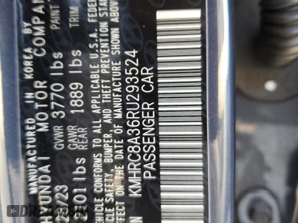 ✅ 2024 Hyundai Venue Limited • VIN: KMHRC8A36RU293524 • Lot: 83228074. Listed on Copart with 5,195 mi. Free auction sales archive from the USA and detailed vehicle history report at DreamBid. Image 14.