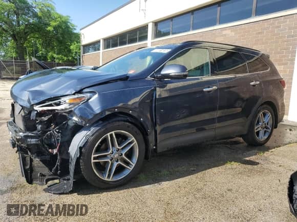 2018 Hyundai Santa Fe SE Ultimate with VIN KM8SR4HF9JU262815, listed as a Copart auction lot 60081025 with 48,711 mi miles and Clean title. Bid and sale history available at DreamBid. Image 1.