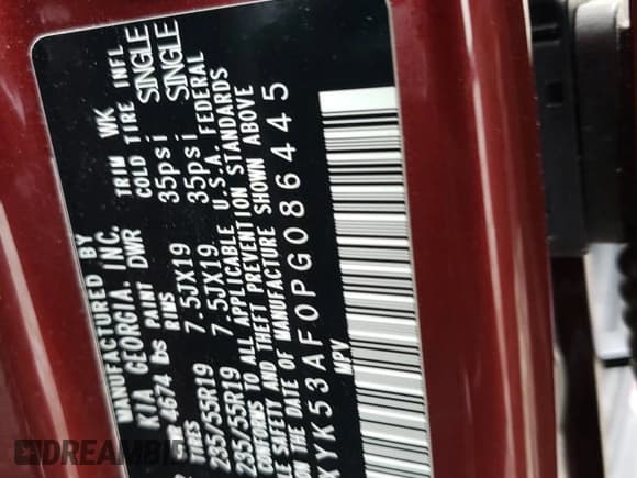 ✅ 2023 Kia Sportage SX-Prestige • VIN: 5XYK53AF0PG086445 • Lot: 82078655. Wystawiony na Copart z przebiegiem 22 970 mil. Bezpłatny archiwum sprzedaży aukcyjnych z USA i szczegółowy raport historii pojazdu na DreamBid. Zdjęcie 13.