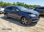 ✅ 2014 Audi Q7 S line Prestige • VIN: WA1DGAFE7ED001727 • Lot: 52205025. Listed on Copart with 82,336 mi. Free auction sales archive from the USA and detailed vehicle history report at DreamBid. Image 4.